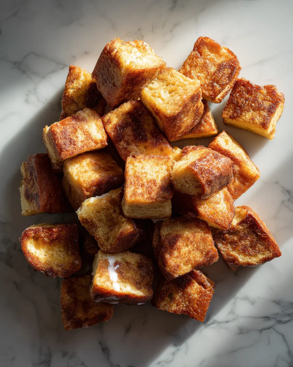 Ingredients for Irresistible Cinnamon Roll French Toast Bites: A Bite-Sized Delight