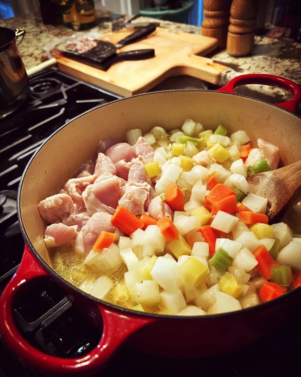 Ingredients for Indulge in Cracker Barrel-Style Chicken and Dumplings Magic