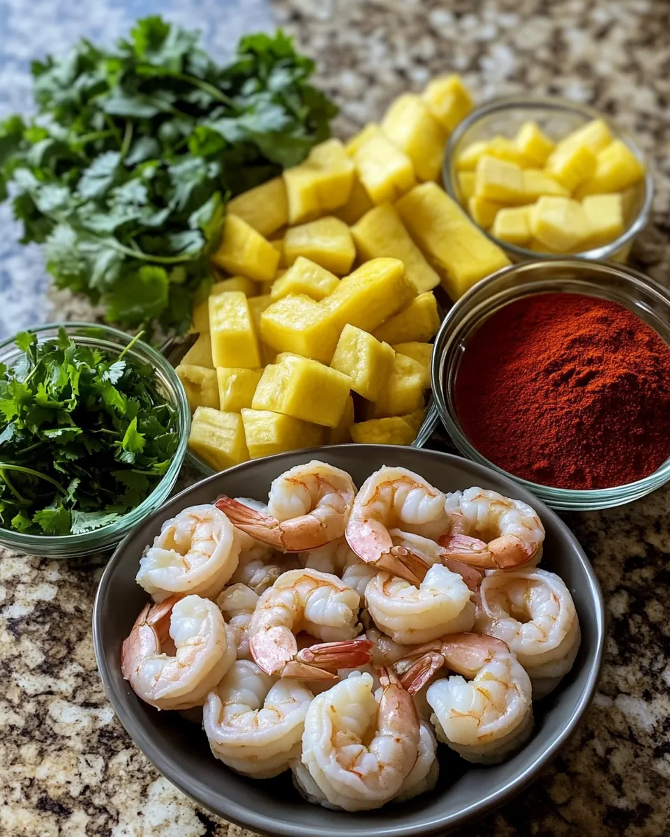 Ingredients for Garlic Shrimp Mofongo: Mouthwatering Fusion of Flavors