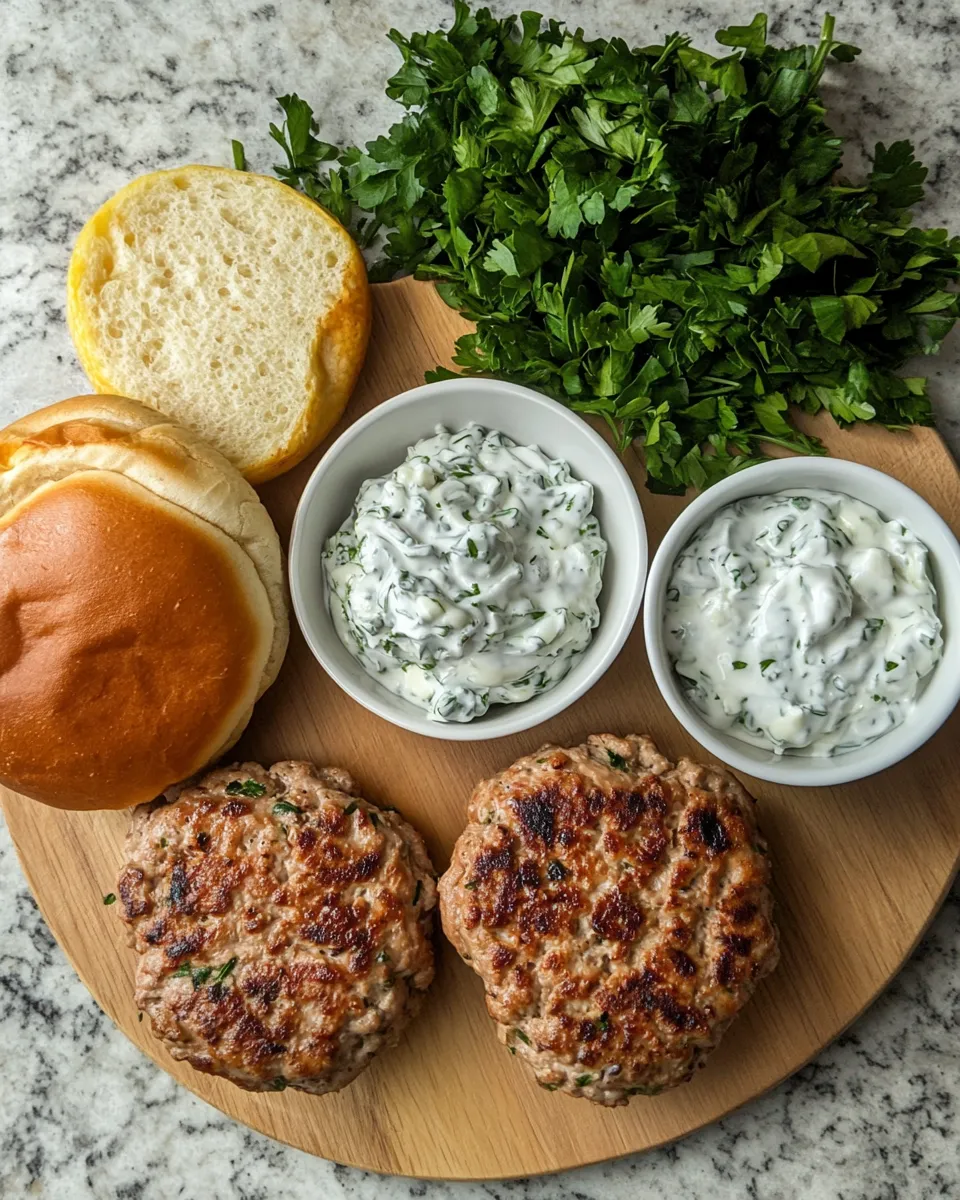 Ingredients for Mouth-Watering Greek Chicken Burgers: A Flavor Explosion