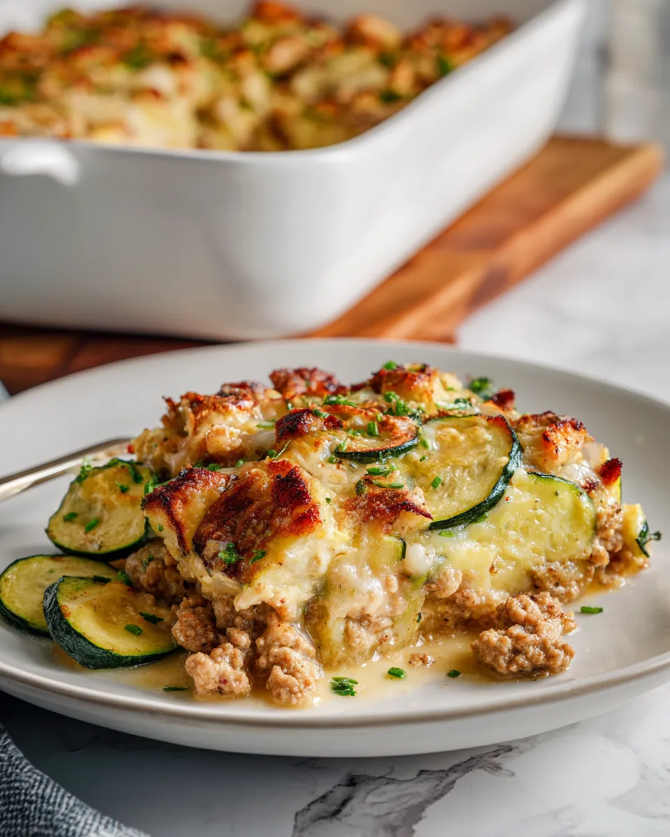 Photo of featured for Healthy Ground Turkey Zucchini Casserole: A Delicious Twist on a Classic Dish