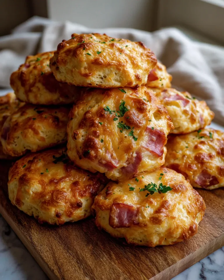 Photo of featured for Irresistible Ham and Cheese Butter Swim Biscuits: The Ultimate Comfort Food