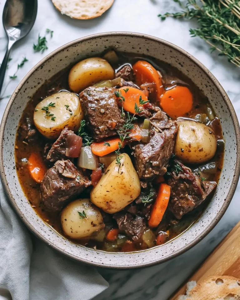 Photo of featured for Hearty French Beef Stew: Savory Satisfaction
