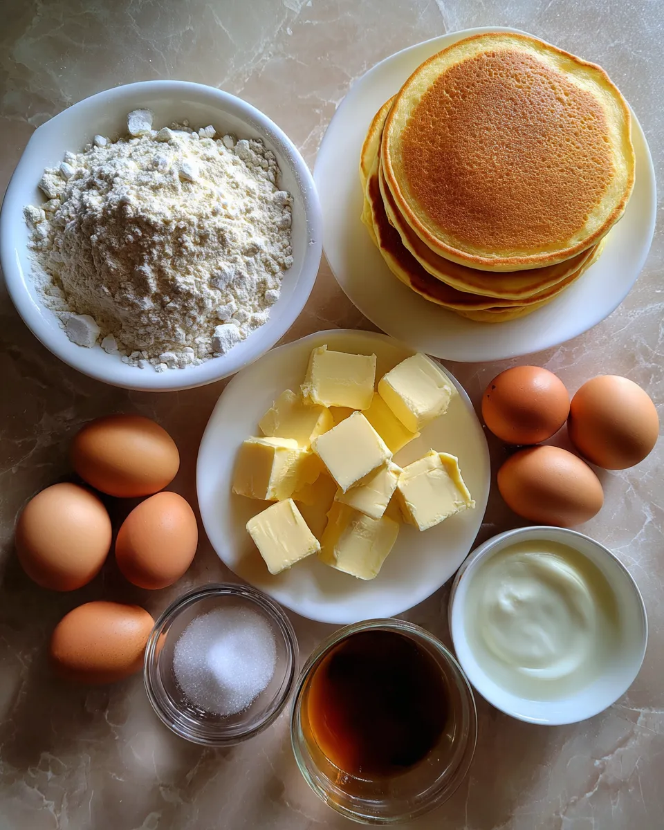 Ingredients for Deliciously Easy Jiffy Cornbread Pancakes: A Mouthwatering Twist on Breakfast Classics