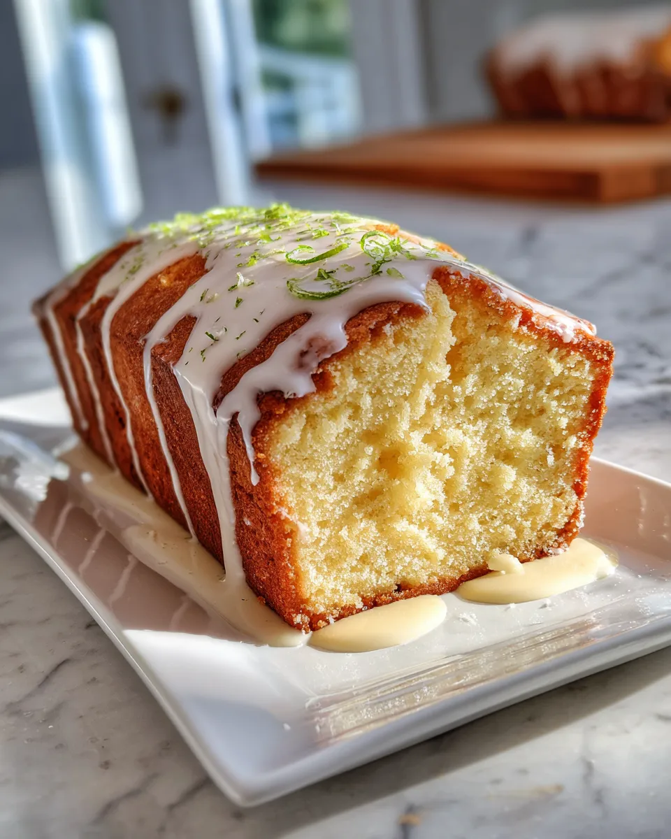 Photo of featured for Indulge in the Delectable Key Lime Pound Cake