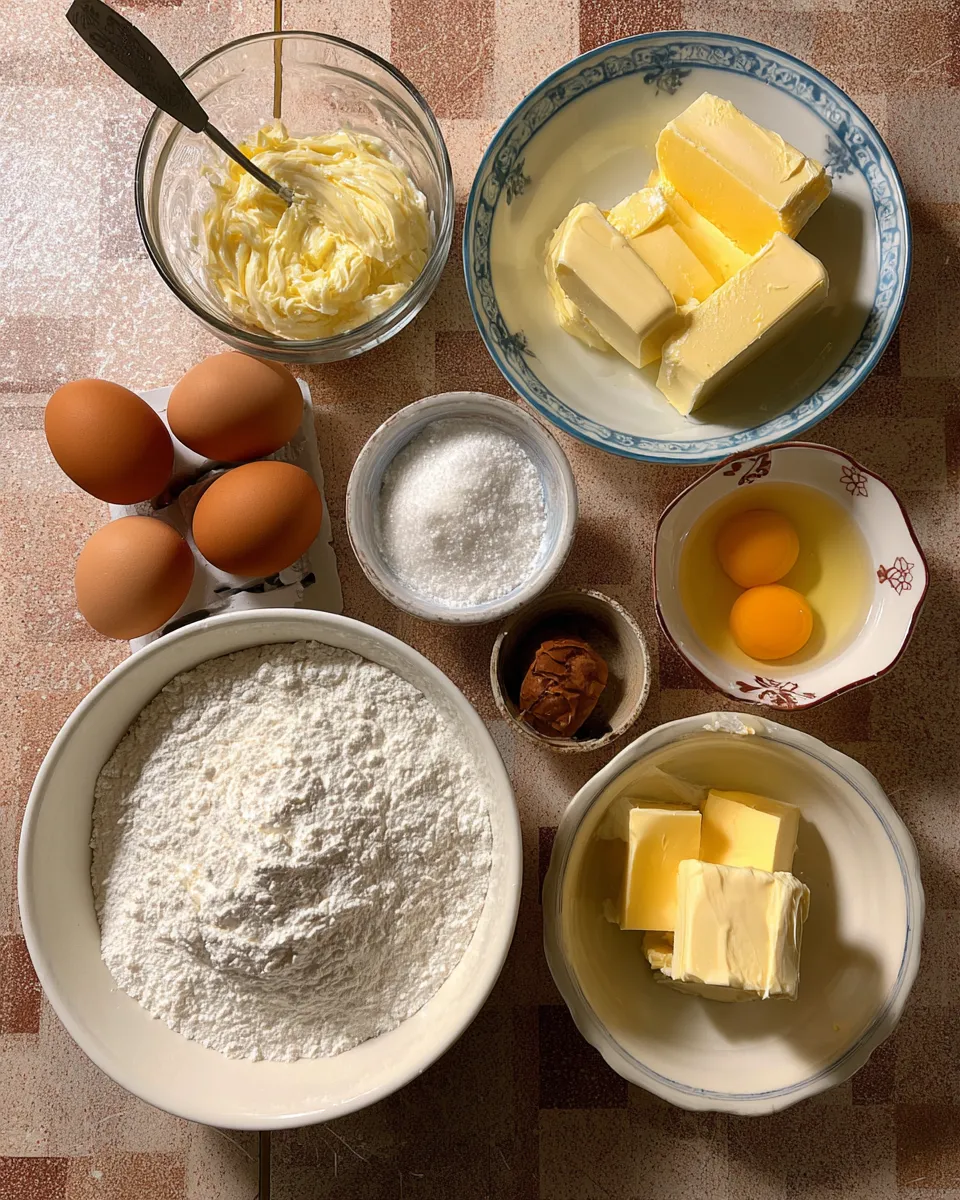 Ingredients for Indulge in the Delectable Key Lime Pound Cake