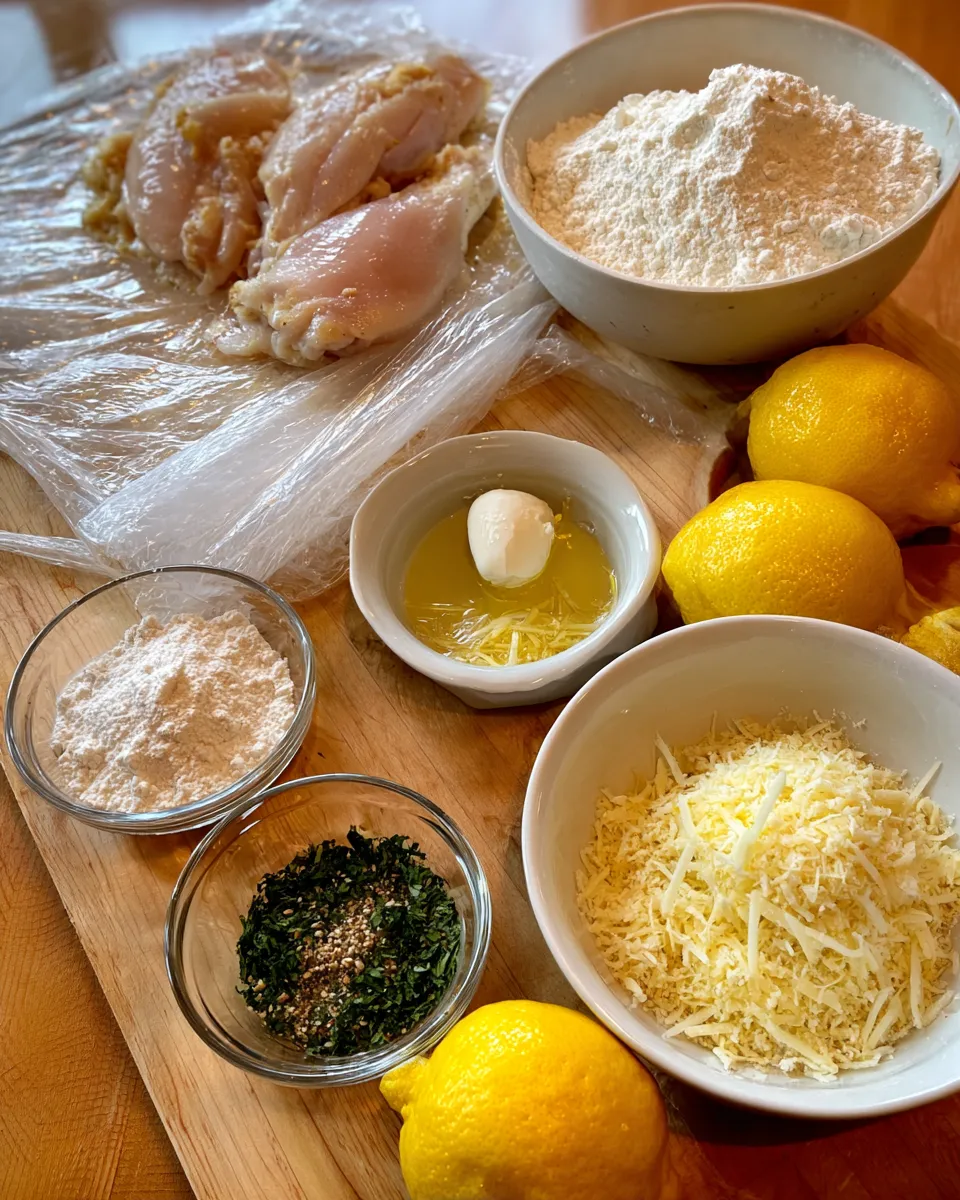 Ingredients for Irresistible Lemon Chicken Romano: A Tangy Twist on a Classic Dish