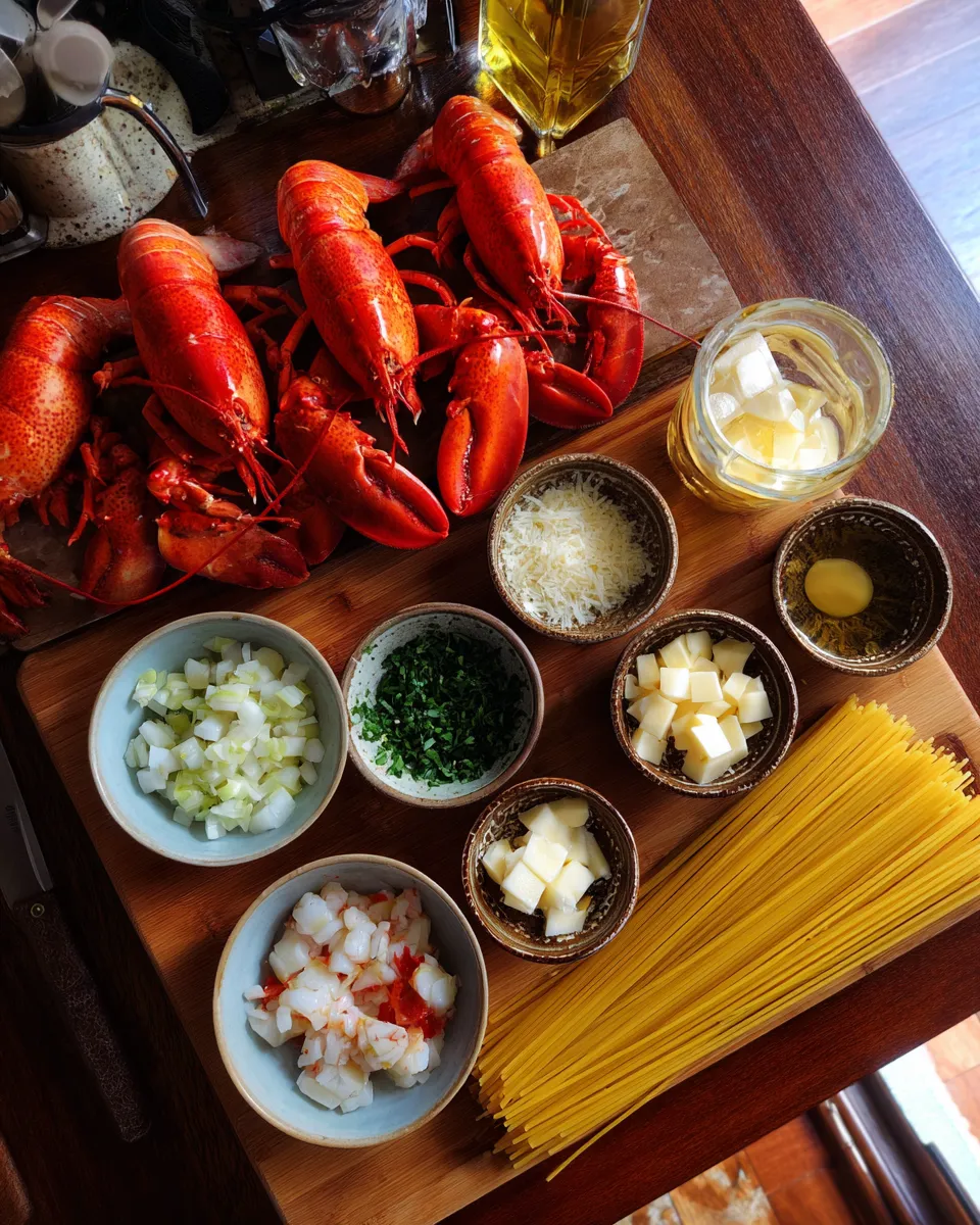 Ingredients for Indulge in Decadent Lobster Bucatini Pasta