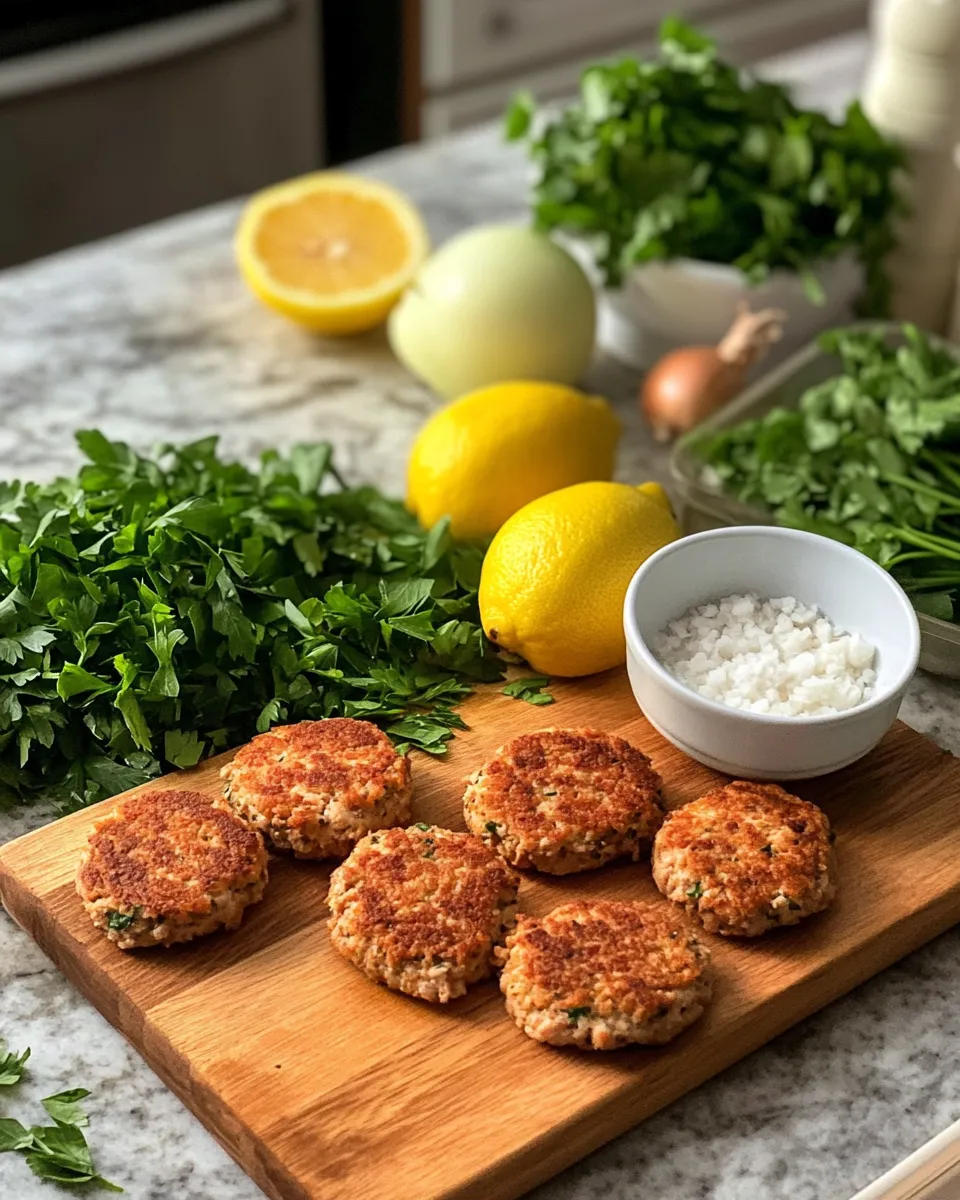 Ingredients for Sizzling Mediterranean Chicken Patties: A Flavorful Twist on Classic Chicken Burgers
