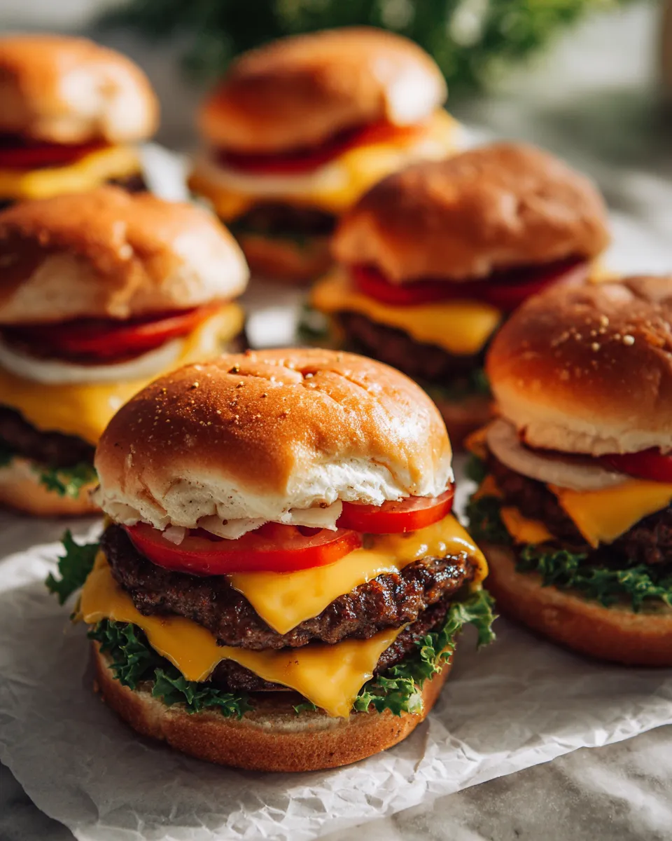 Photo of featured for Irresistible Mini Big Mac Cheeseburgers: Bite-Sized Deliciousness
