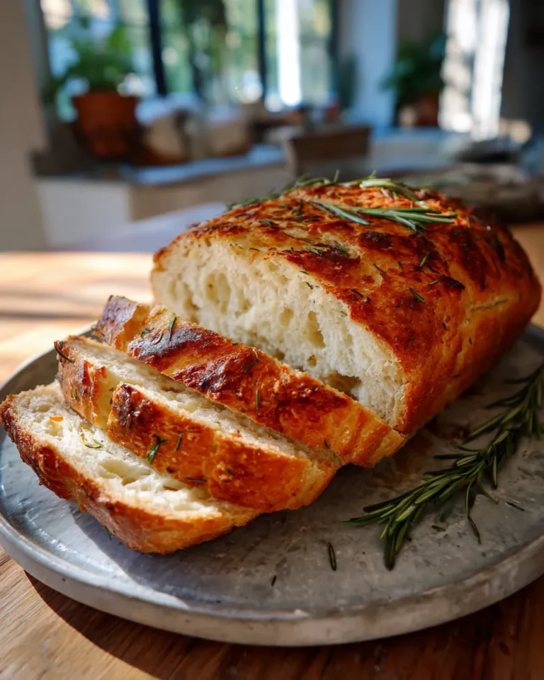 Photo of featured for Irresistible No-Knead Roasted Garlic Rosemary Bread
