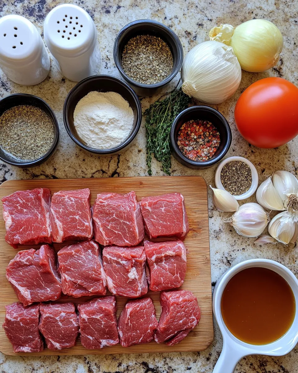 Ingredients for Classic Old-Fashioned Swiss Steak: A Hearty and Timeless Recipe