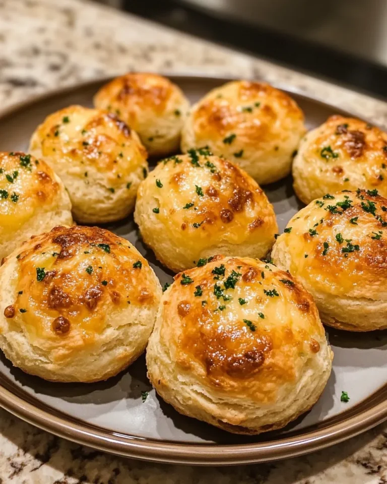 Photo of featured for Irresistible Pillsbury Biscuit Garlic Butter Cheese Bombs