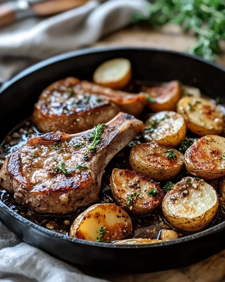 Photo of featured for Ultimate Smothered Pork Chops with Potatoes: Irresistibly Delicious