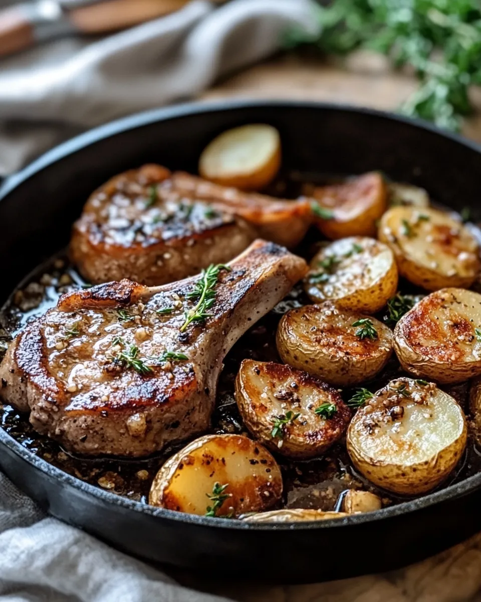 Photo of featured for Ultimate Smothered Pork Chops with Potatoes: Irresistibly Delicious