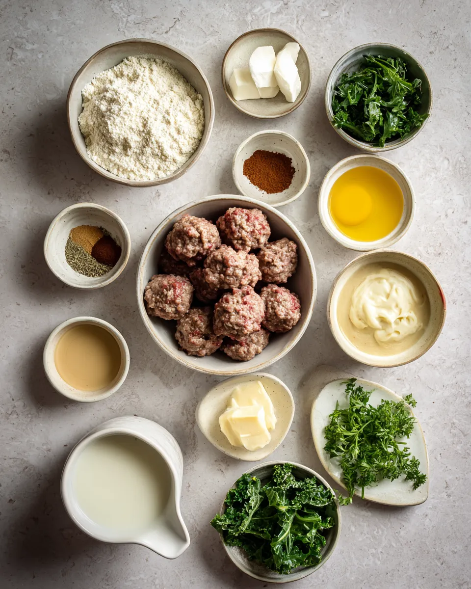 Ingredients for Savory Swedish Meatball Soup: A Comforting Bowl of Goodness