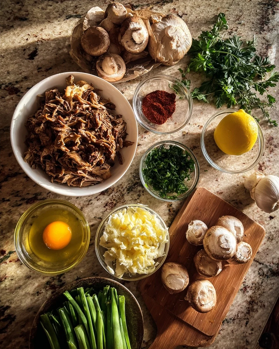 BBQ Pulled Mushroom Sandwich