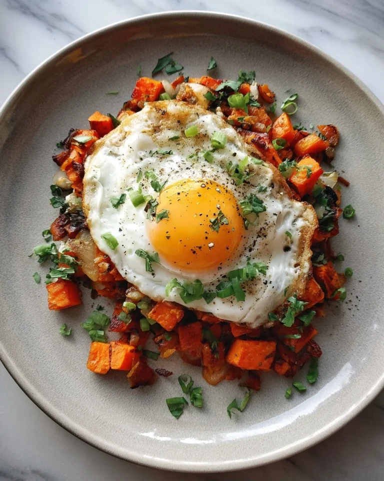 Breakfast Sweet Potato Protein Hash