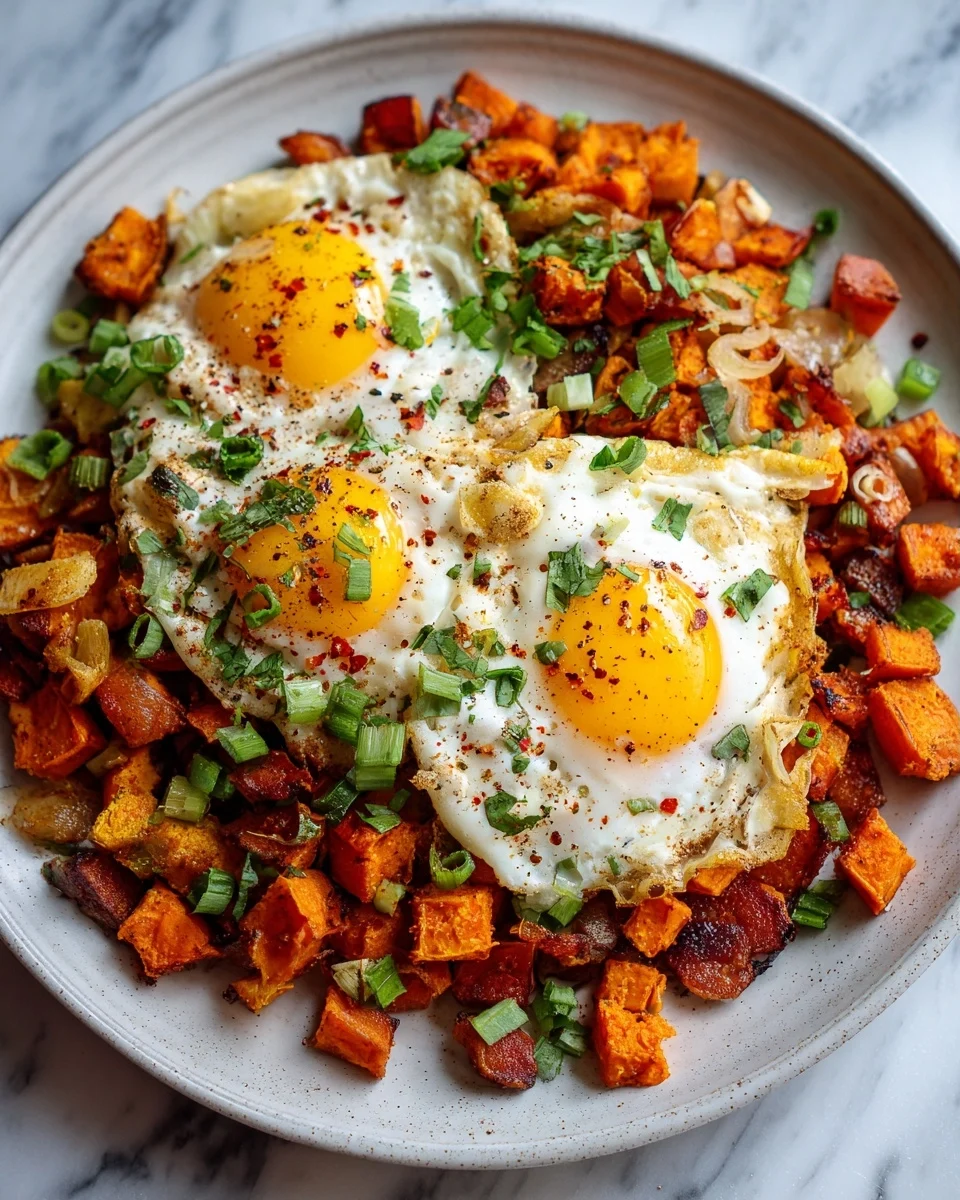 Breakfast Sweet Potato Protein Hash