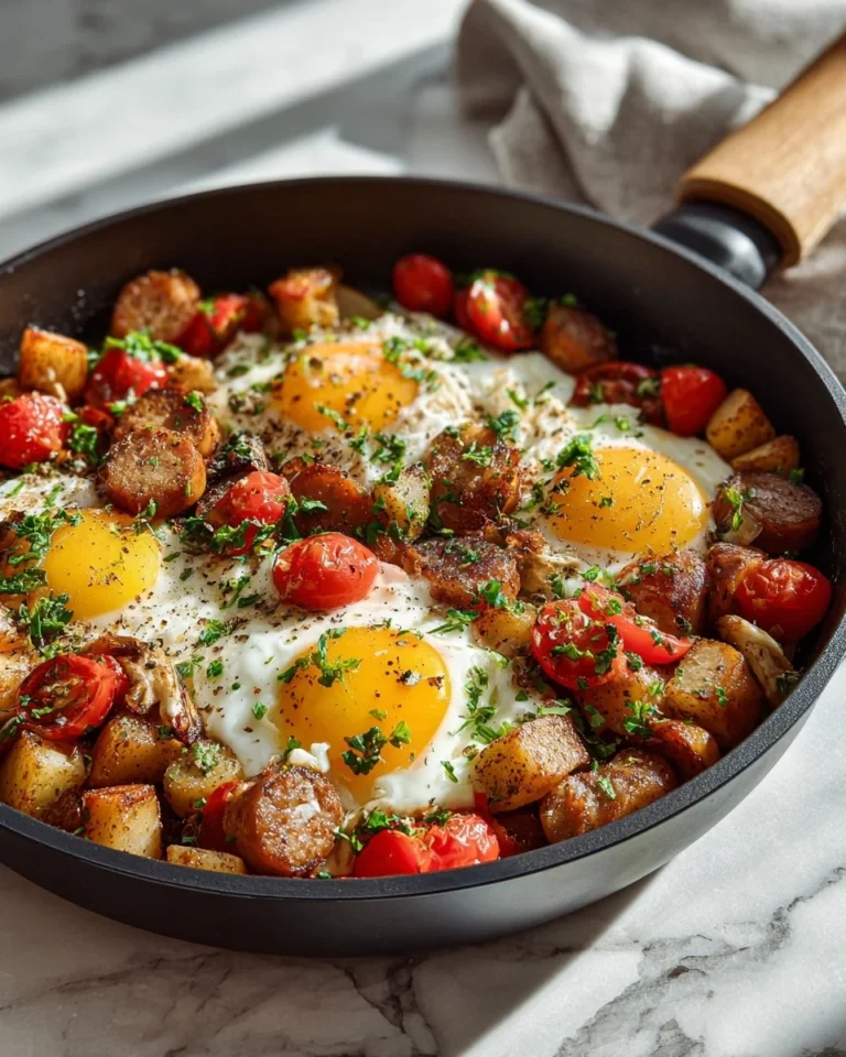 Chicken Sausage Breakfast Skillet