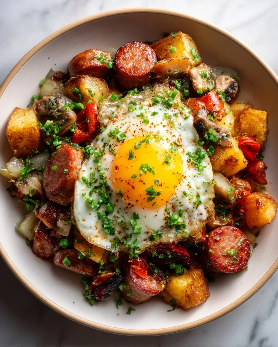 Chicken Sausage Breakfast Skillet