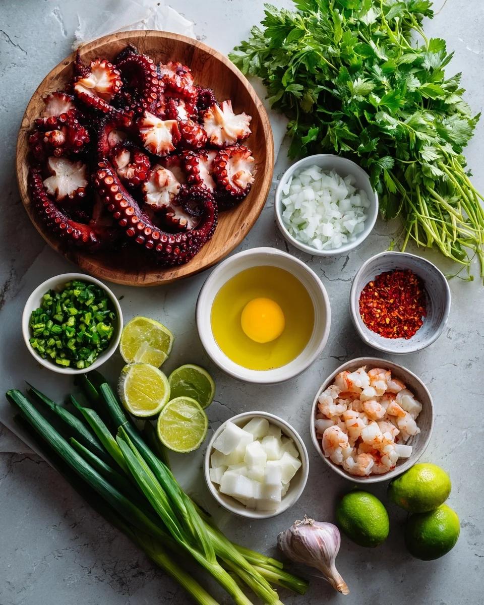Chili Lime Grilled Octopus Skewers