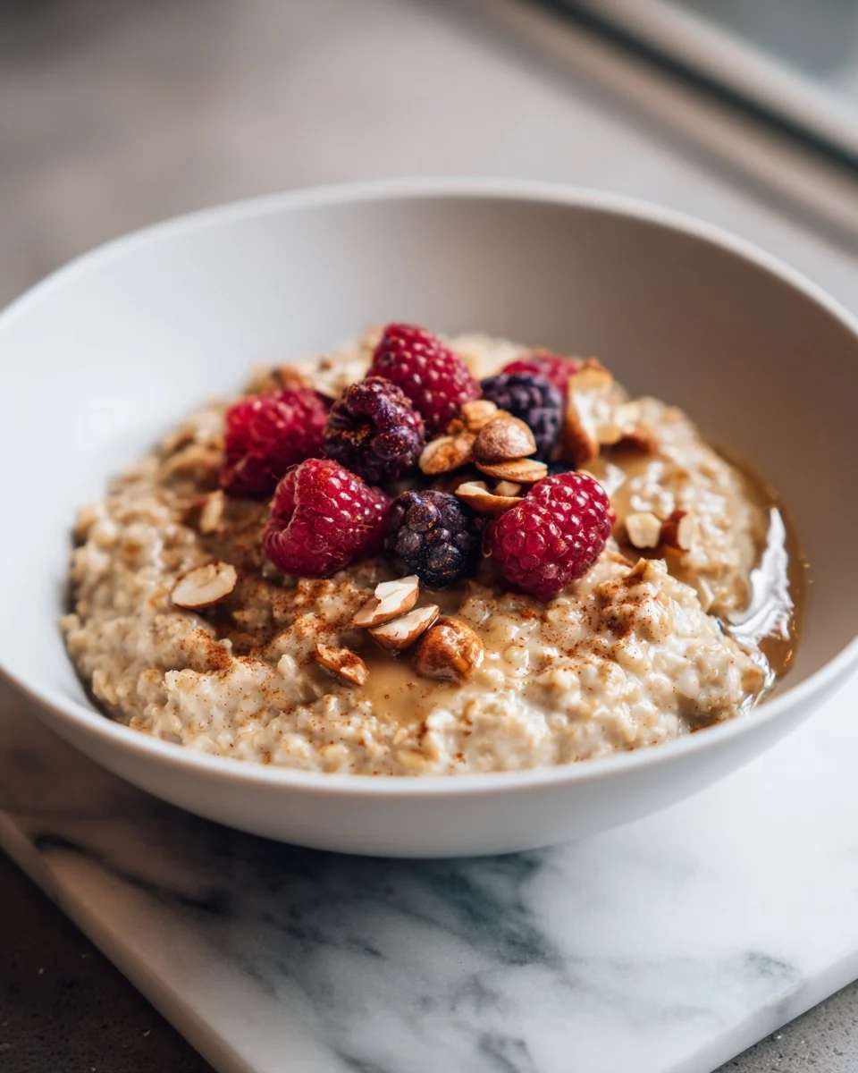 Cinnamon Roll Protein Oatmeal