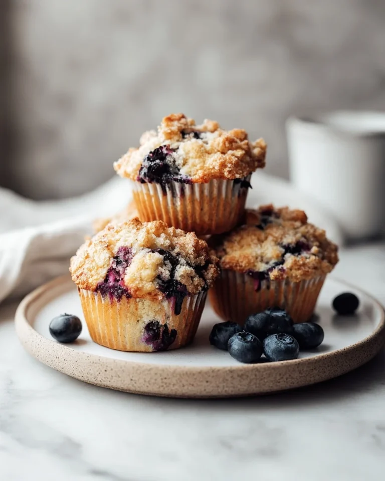 Cottage Cheese Blueberry Muffin Bowl