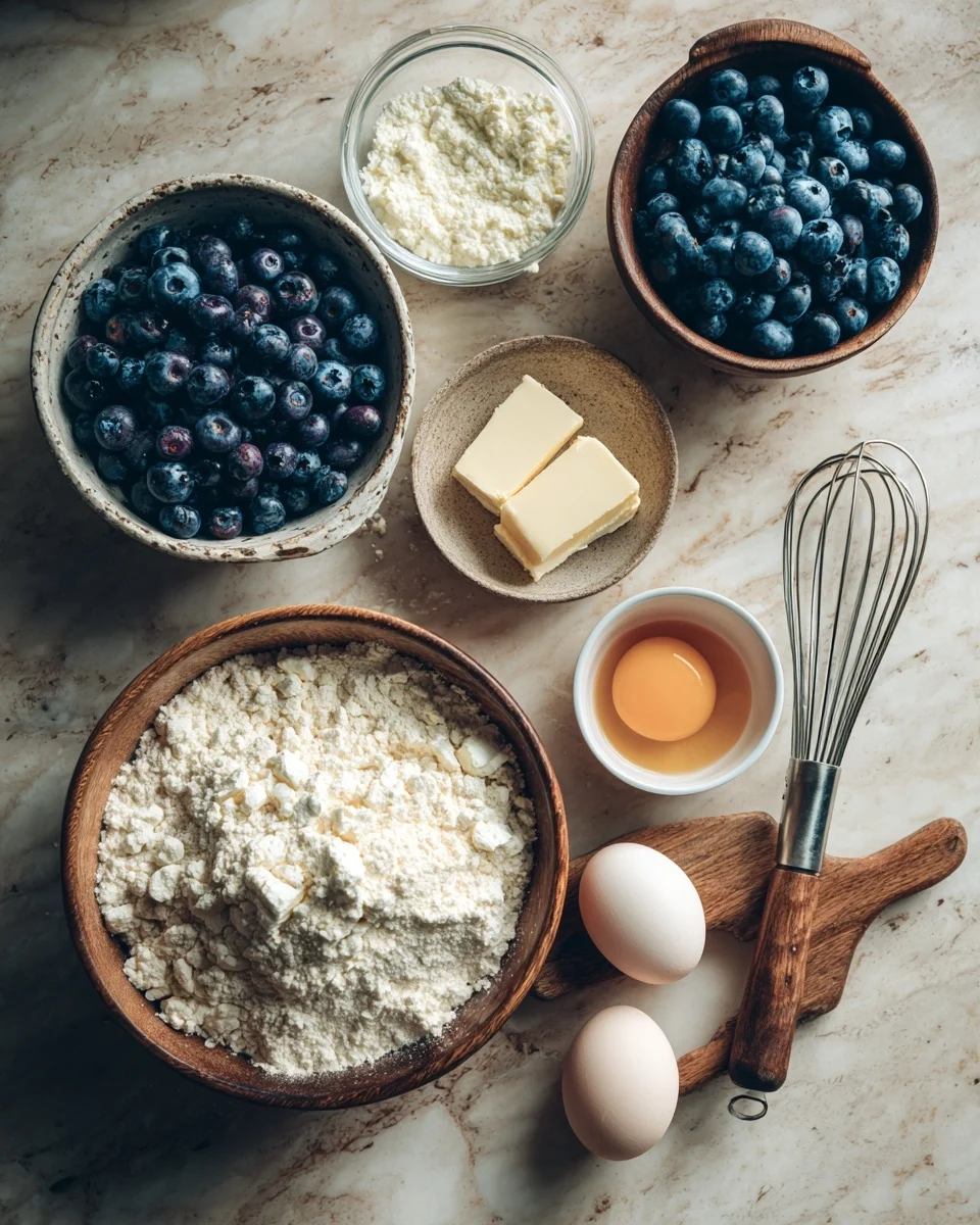 Cottage Cheese Blueberry Muffin Bowl