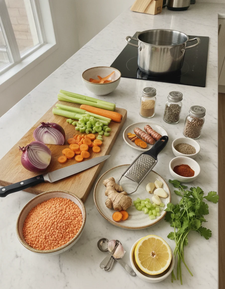 Cozy Anti-Inflammatory Lentil Soup
