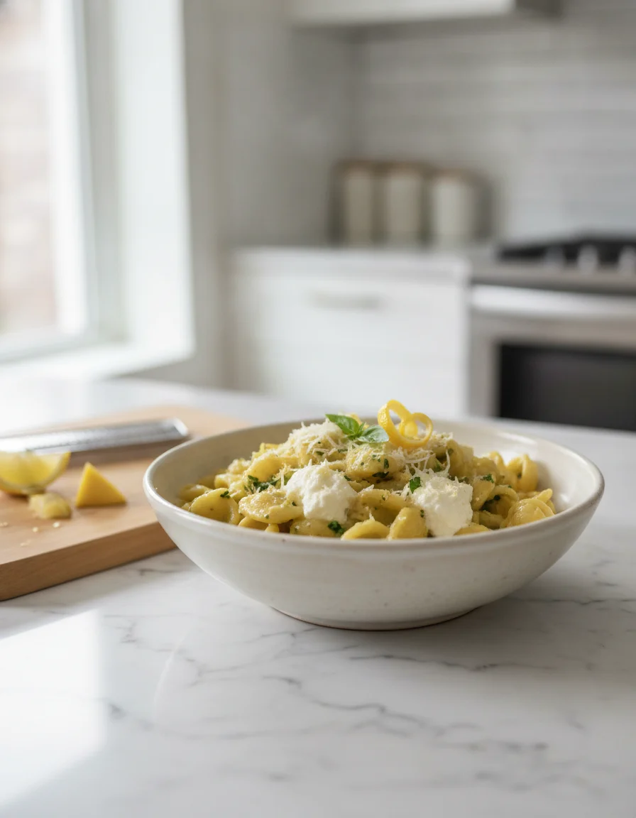 Creamy Lemon Ricotta Pasta