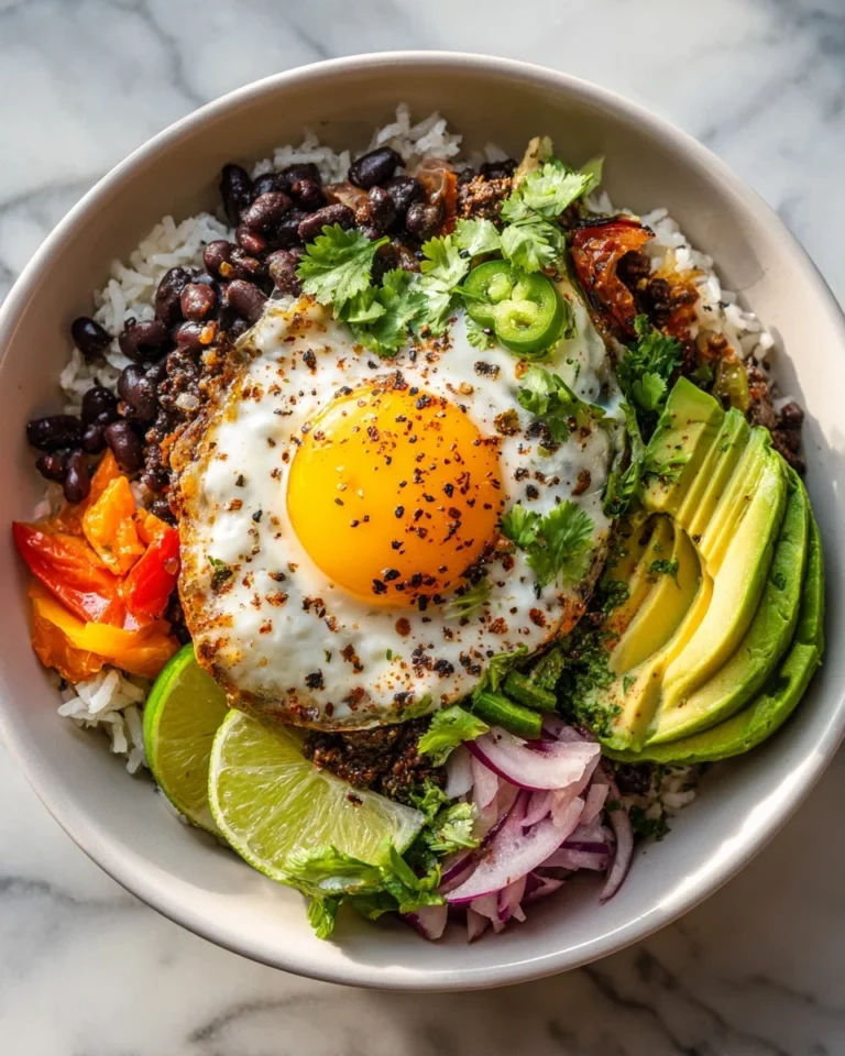 High Fiber Breakfast Burrito Bowl