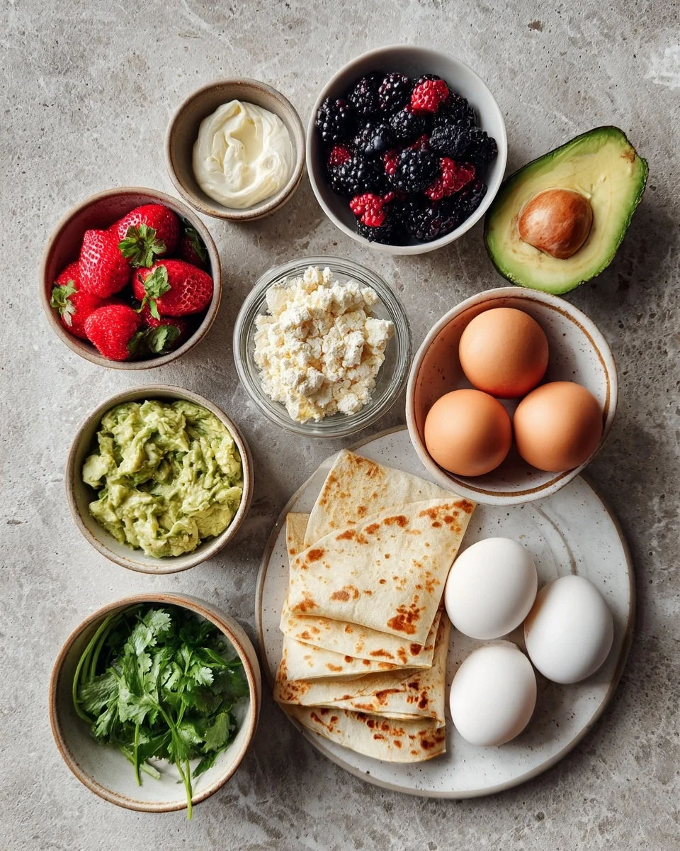High Protein Breakfast Quesadilla