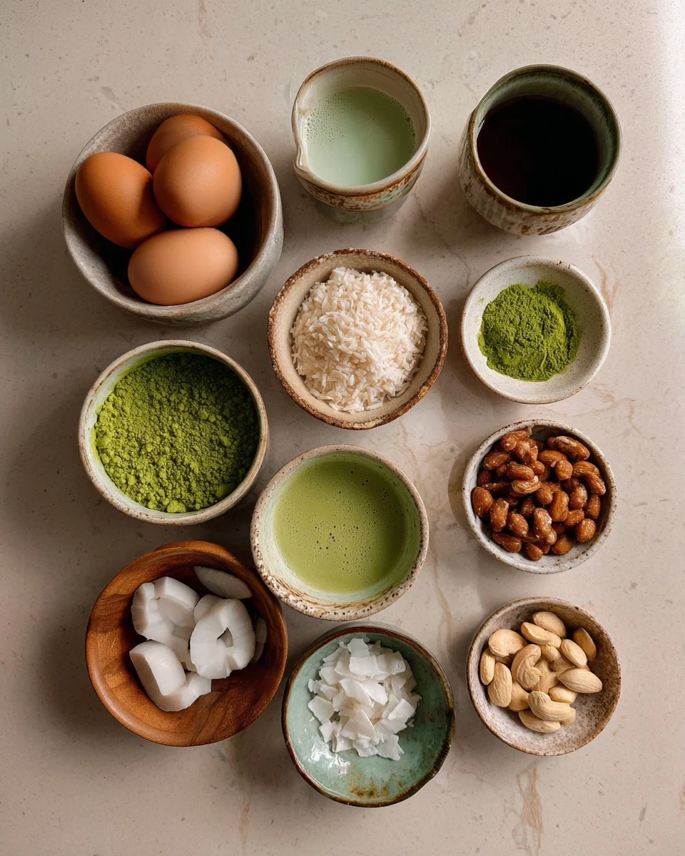 Matcha Coconut Rice Pudding