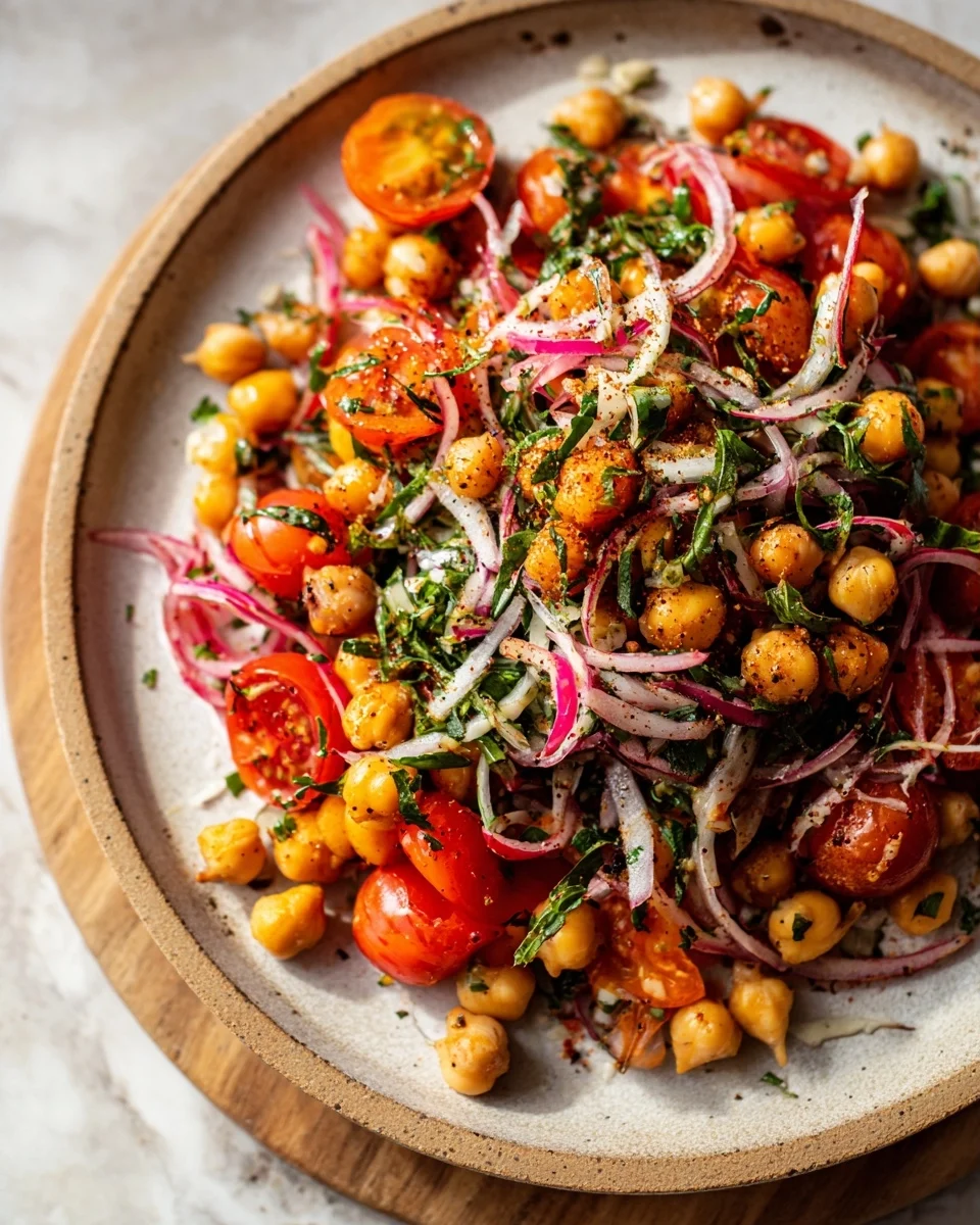 Mediterranean Chickpea Herb Salad