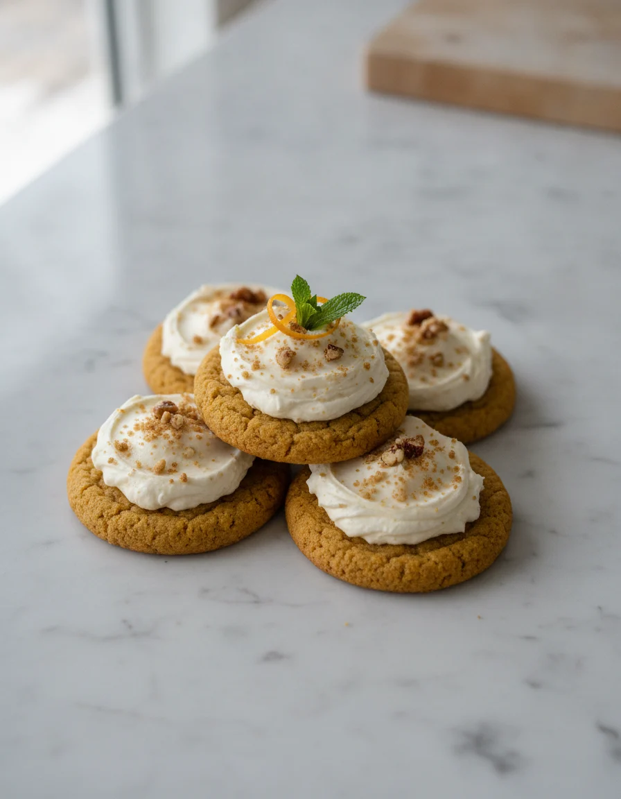 Molasses Cream Pie Cookies