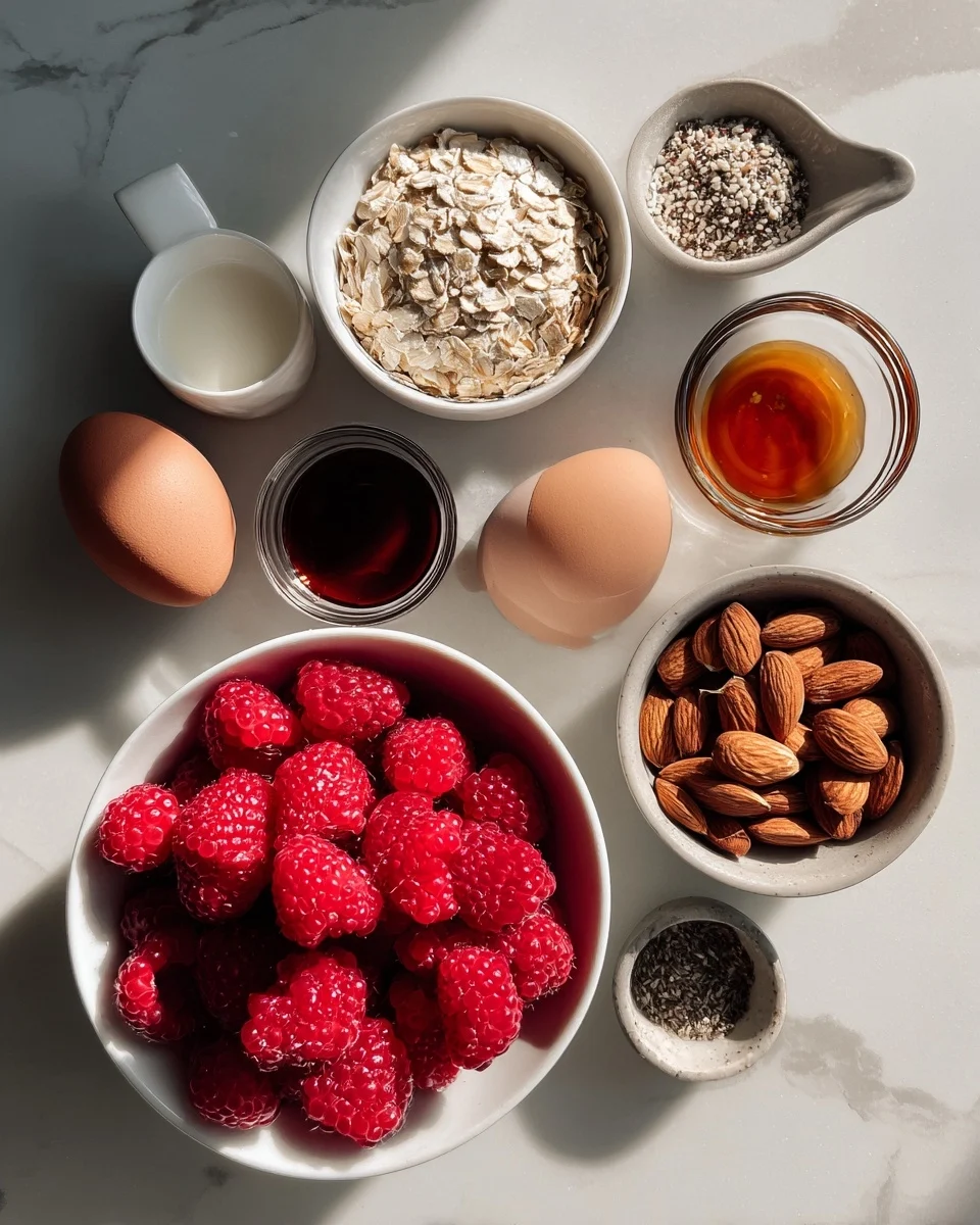Raspberry Almond Overnight Oats