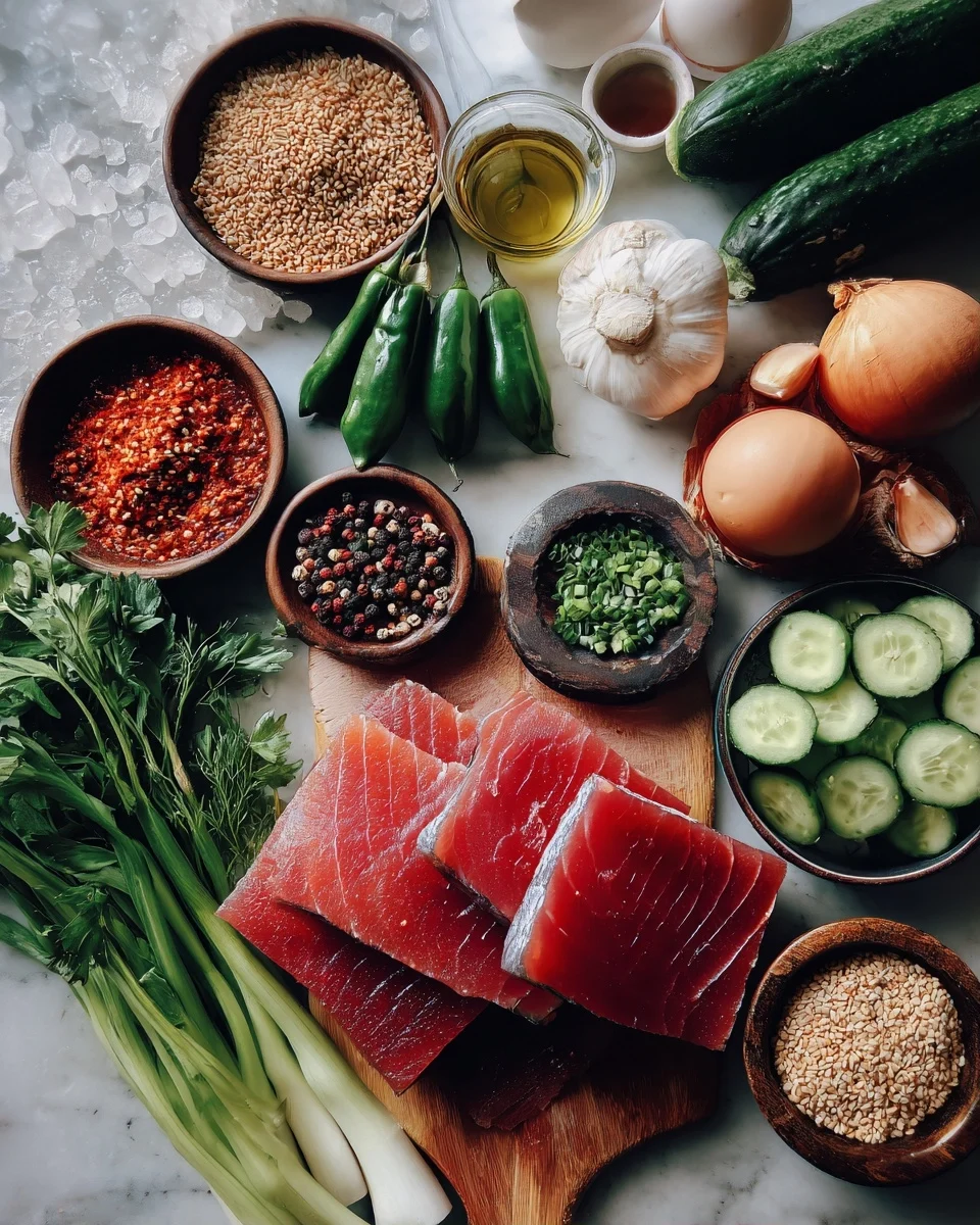 Seared Tuna Steak with Sesame Crust