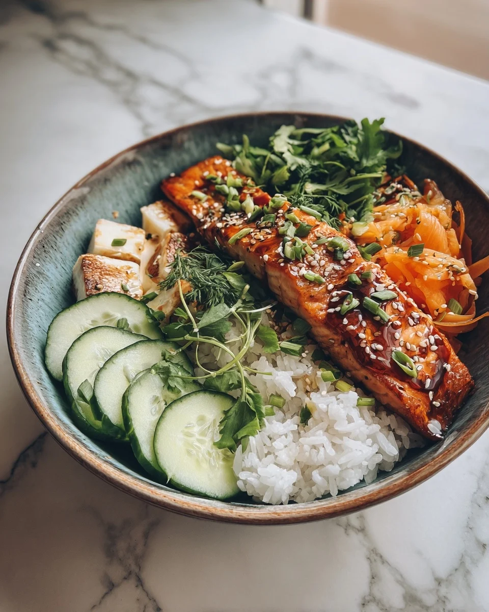 Teriyaki Salmon Rice Bowl