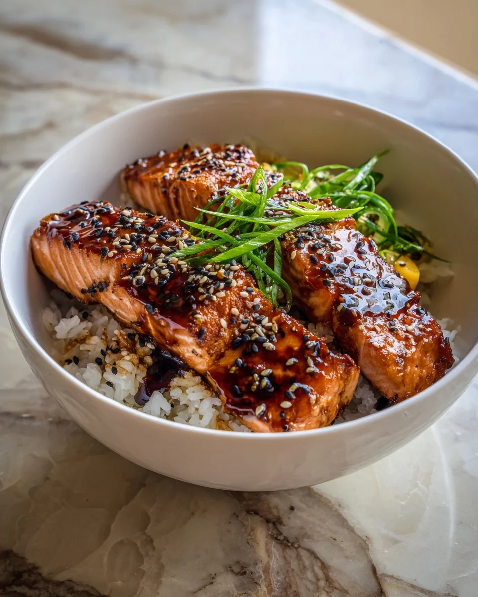 Teriyaki Salmon Rice Bowl