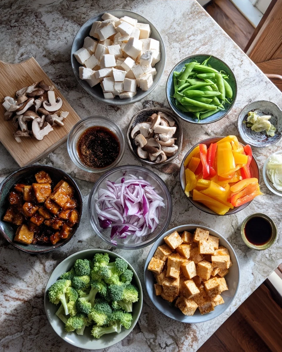 Teriyaki Tofu and Veggie Bowl
