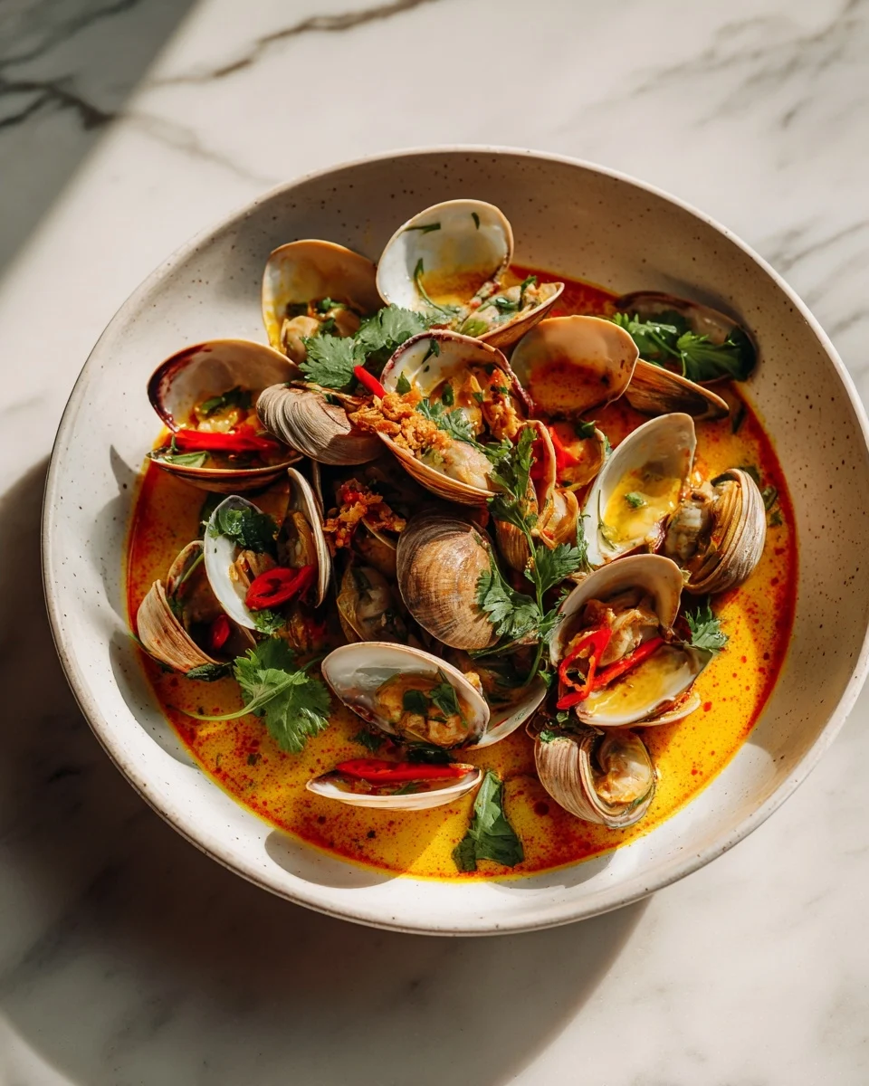 Thai Coconut Curry Clams