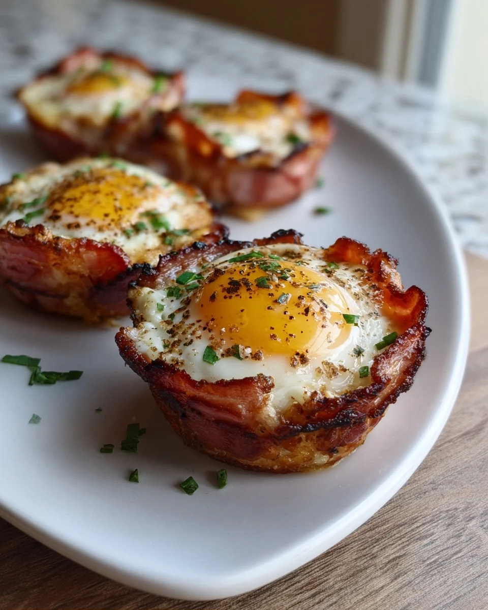 Turkey Bacon Egg Breakfast Cups
